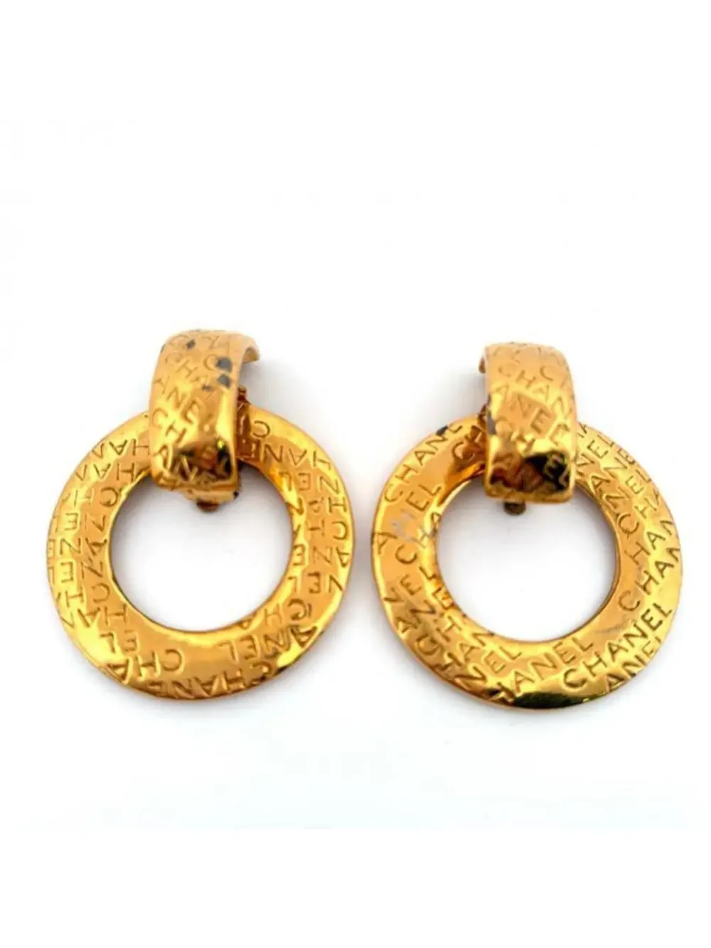 Chanel Vintage Clip-On Earrings Logo #247075C60B